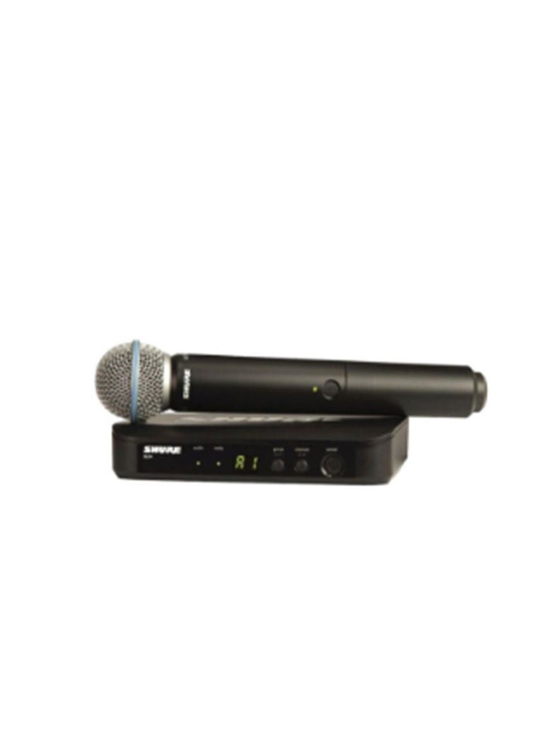 Shure Incorporated - Handheld Wireless Microphone System BLX24UK/B58X-K14 Black - Image 1