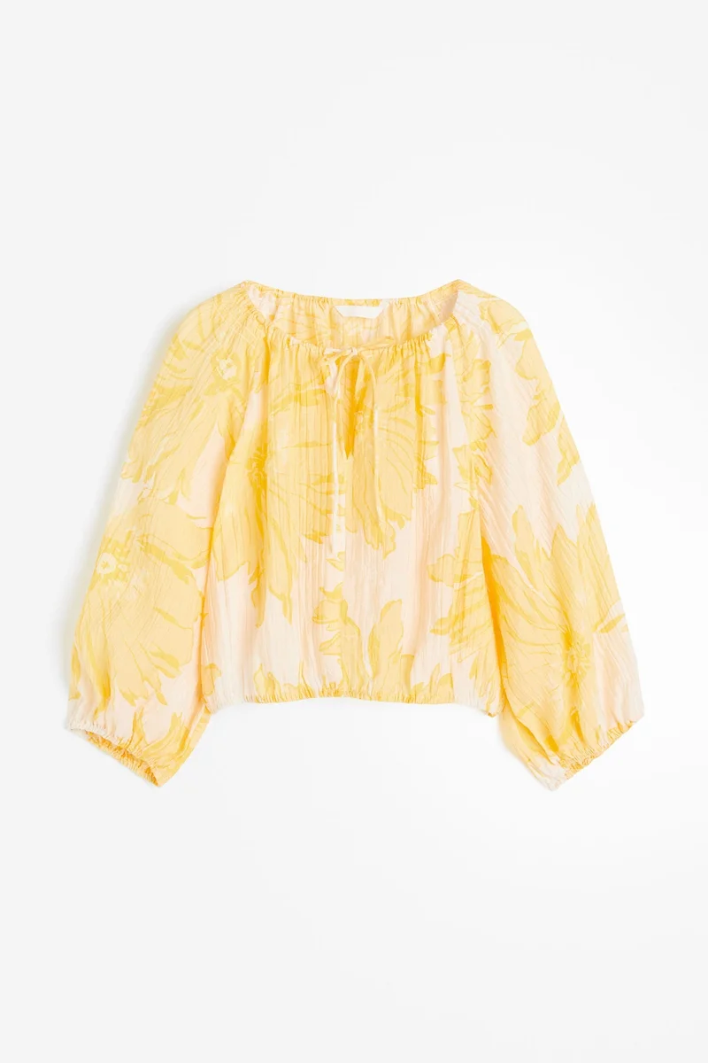 H&M Balloon Sleeved Blouse