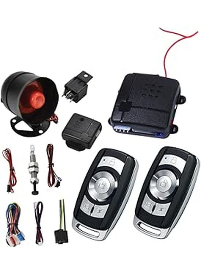 Portable Car Anti Theft Alarm with LED Flash Indicator Auto Arming Vehicle Security System - Image 1