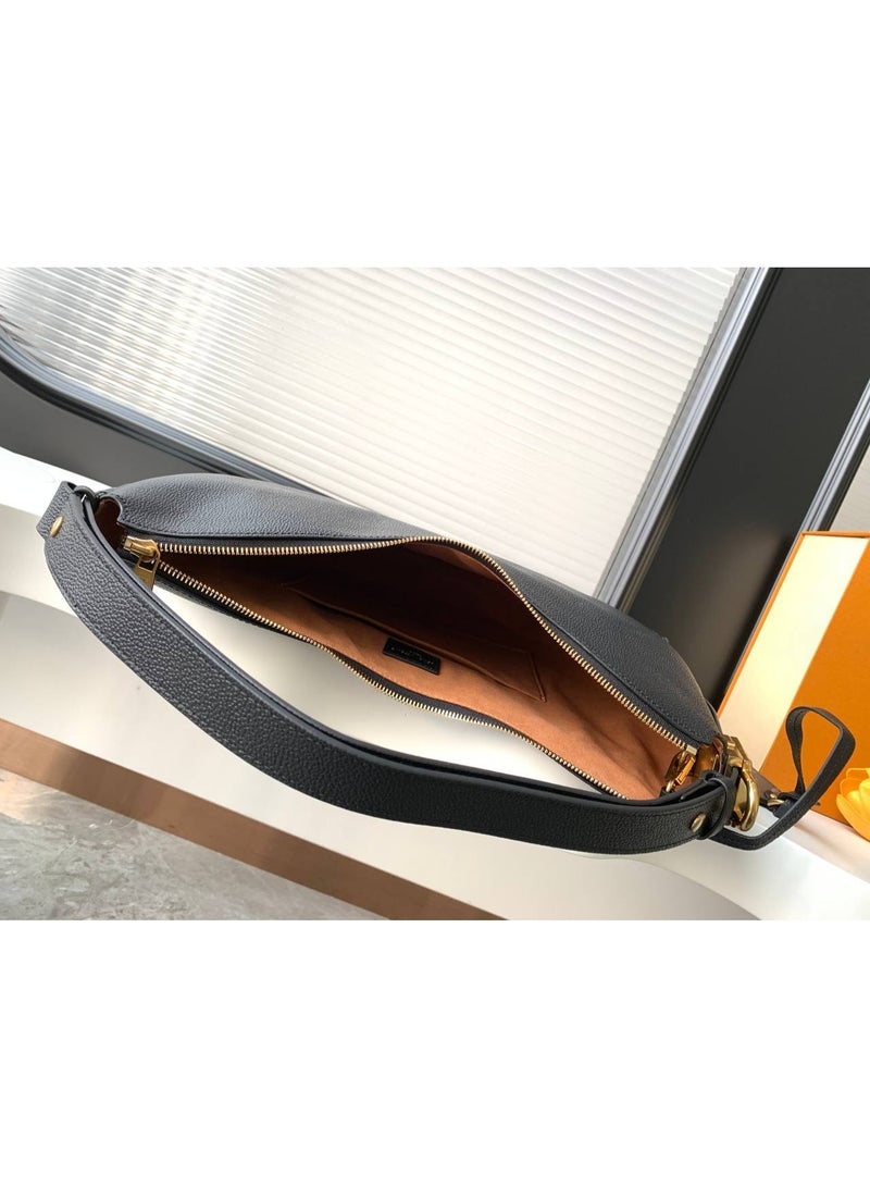 لويس فويتون حقيبة جلدية نسائية لويس فيتون سوداء - Image 3