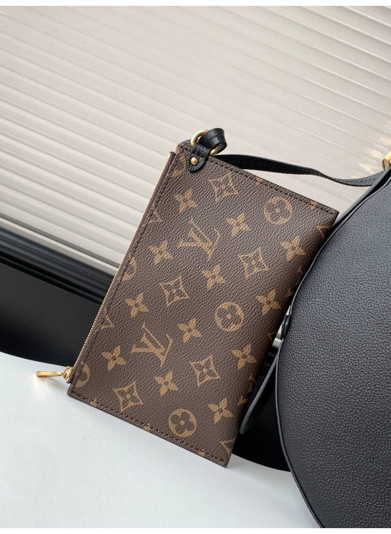 لويس فويتون حقيبة جلدية نسائية لويس فيتون سوداء - Image 4