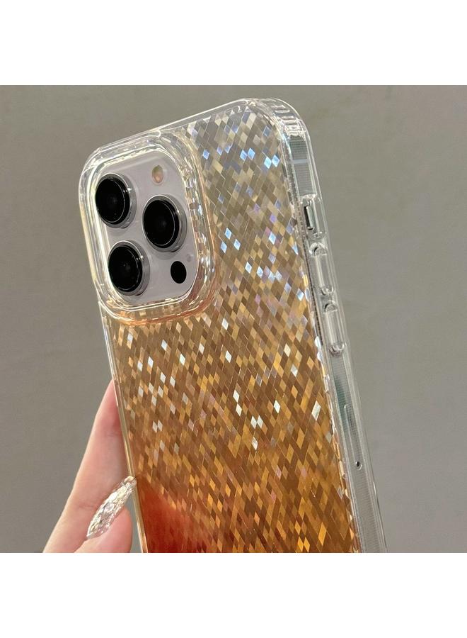 S-TOP Case For iPhone 12 Pro Dynamic Colorful Rhombus Diamond Series PC + TPU Phone Case - Image 4