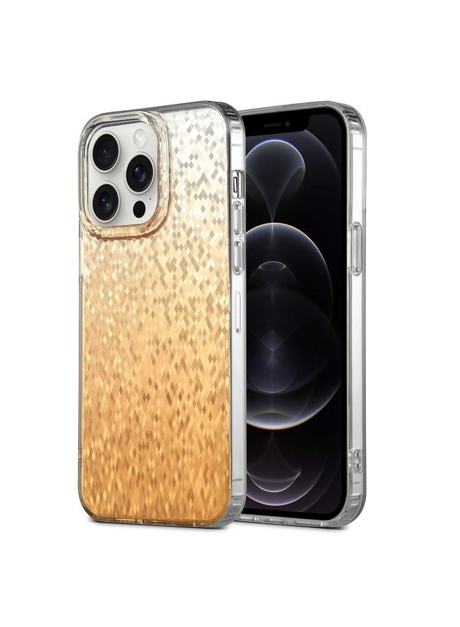 S-TOP Case For iPhone 12 Pro Dynamic Colorful Rhombus Diamond Series PC + TPU Phone Case - Image 1