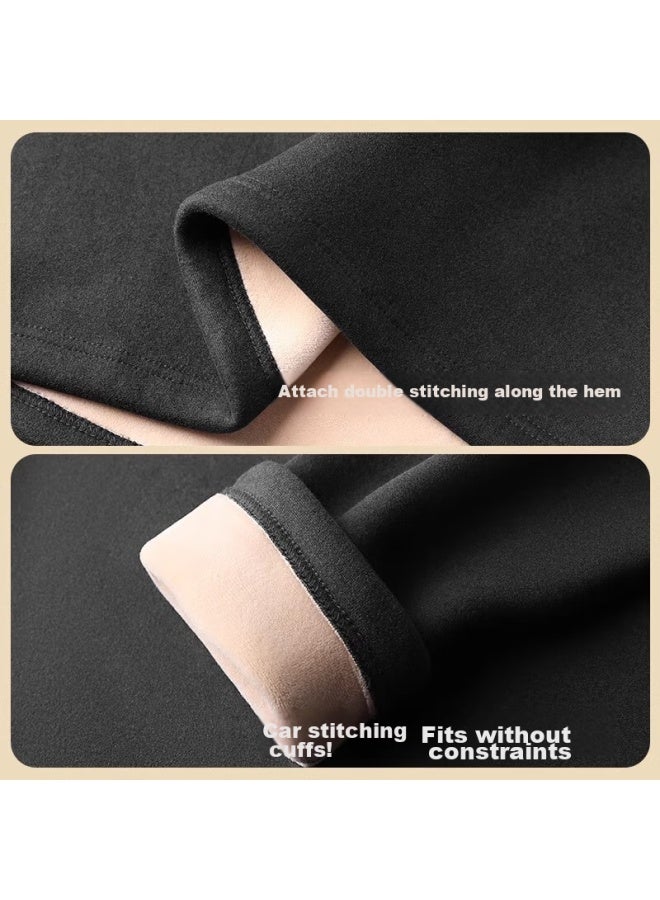 Flying in the snow Xuezongfei [down And Silk] Winter New Warm Underwear For Men, Fleece-lined Thick Base Layer Men's Set For Winter  - Image 4