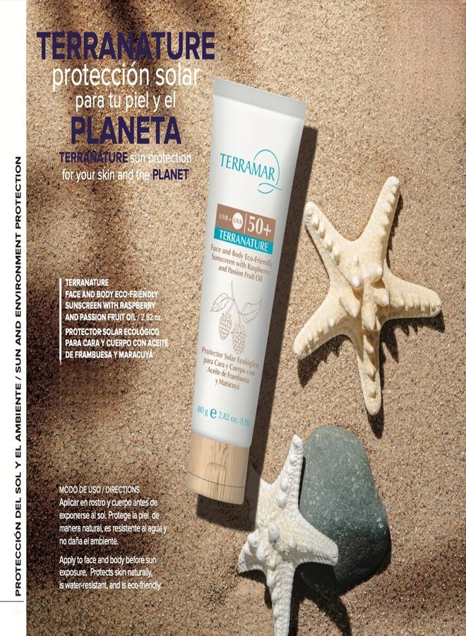 Terramar Face and Body Sunscreen SPF 50+, Raspberry and Passion Fruit Oil, 2.82 oz - Image 2