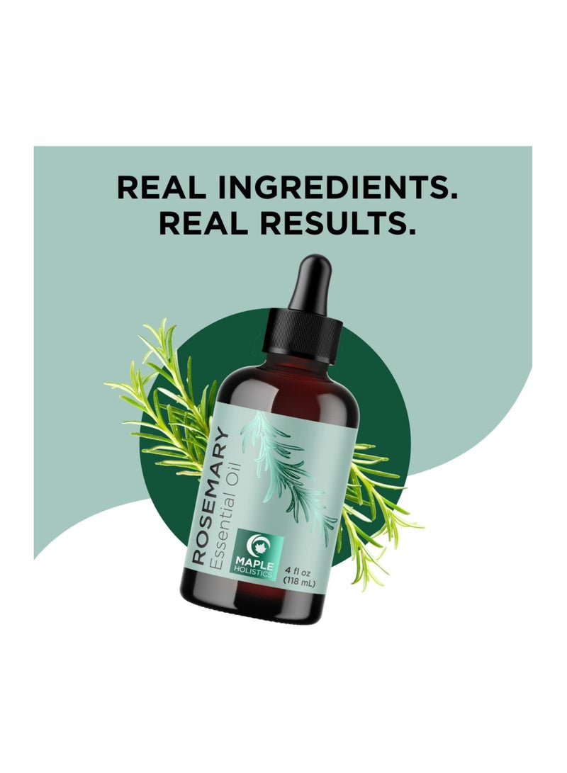 Maple Pure Rosemary Essential Oil 118ml - Image 2