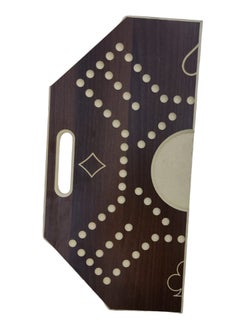 Jackaroo Jackaroo Brown Board Foldable for 4 Players for Strategic Planning Game 2 Types Play Card Orinary+Good Quality Plastic Card Fine Wood 57* 57*2cm+16 Marbles  - Image 5