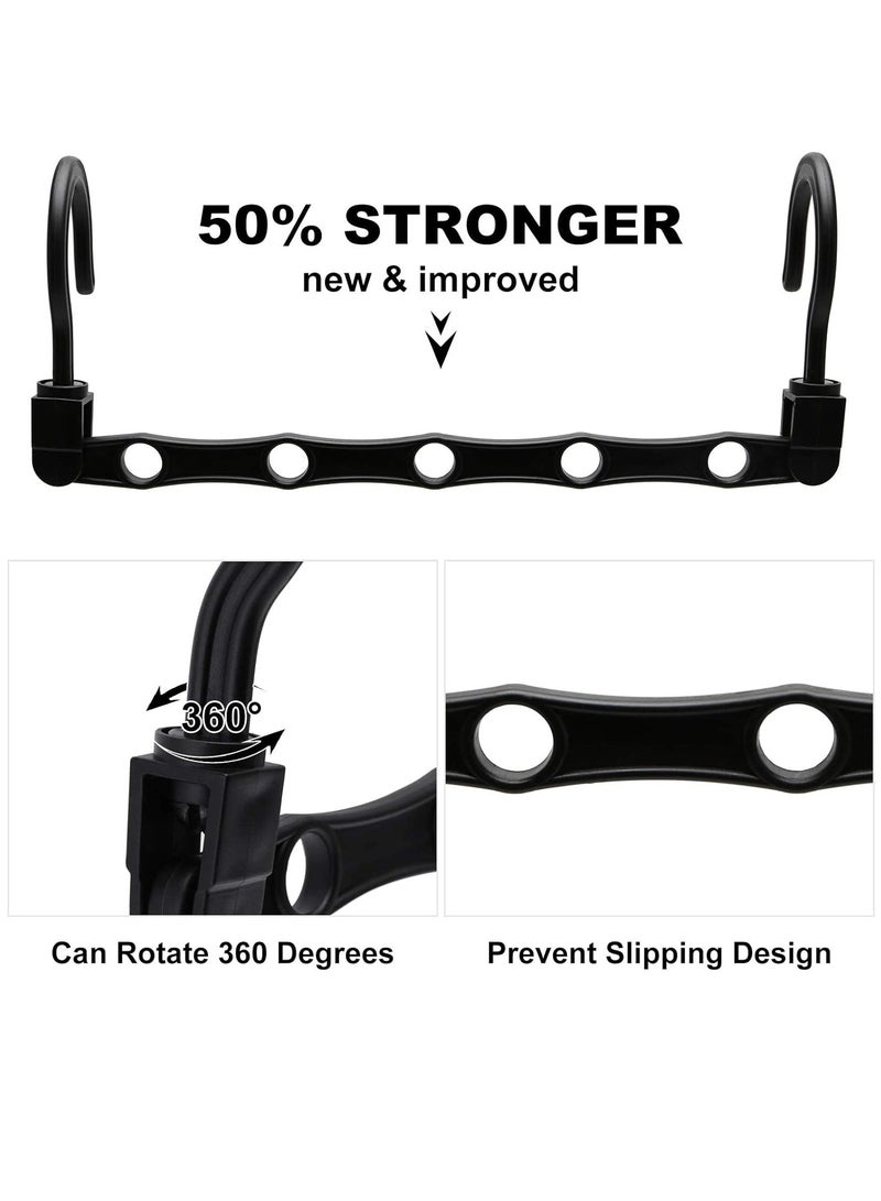 SYOSI Closet Organizers and Storage, 12 Pack Sturdy Closet Organizer Hanger for Heavy Clothes, Closet Storage Space Saving Hangers, Magic Closet Organization Clothe Hanger, College Dorm Room Essentials - Image 4