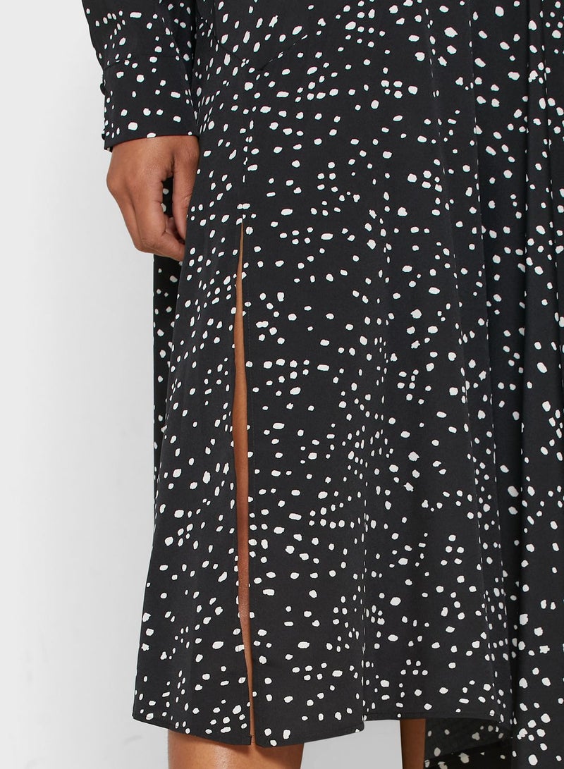 TOPSHOP Asymmetric Printed Dress - Image 4