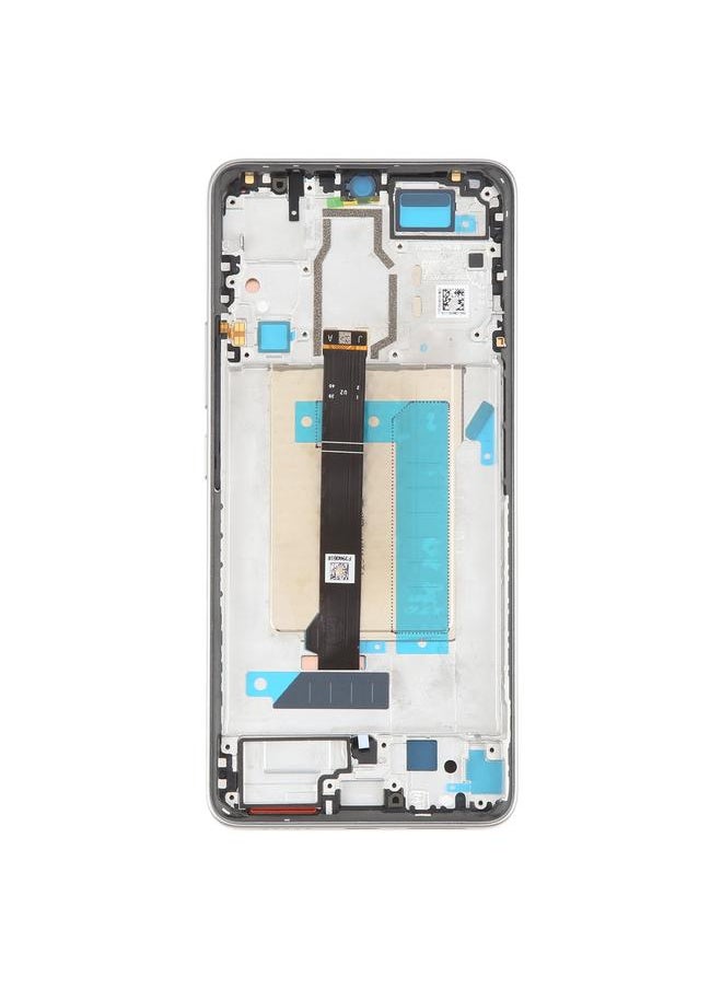 erorex - Replacement For Xiaomi Redmi Turbo 3 Original LCD Screen Digitizer Full Assembly with Frame Silver - Image 1