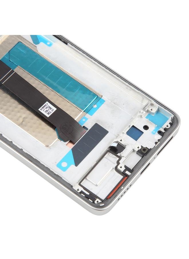 erorex - Replacement For Xiaomi Redmi Turbo 3 Original LCD Screen Digitizer Full Assembly with Frame Silver - Image 1