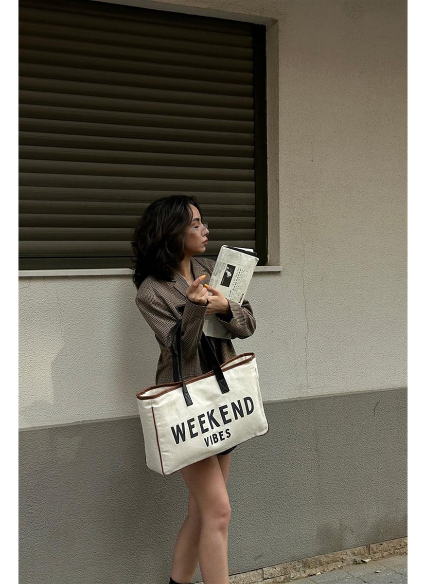 Shule Bags Weekend Canvas Shoulder Bag  - Image 3