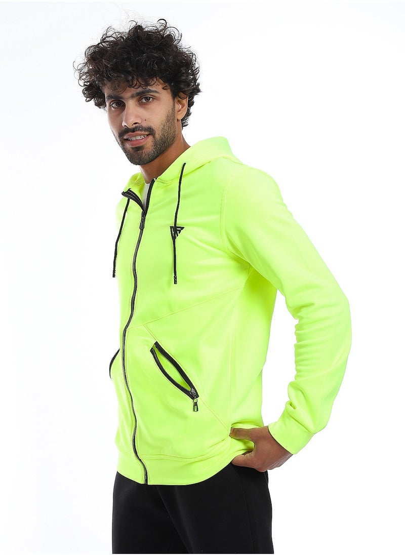 Caesar - Mens Front Pockets Zipped Hoodie - Image 1