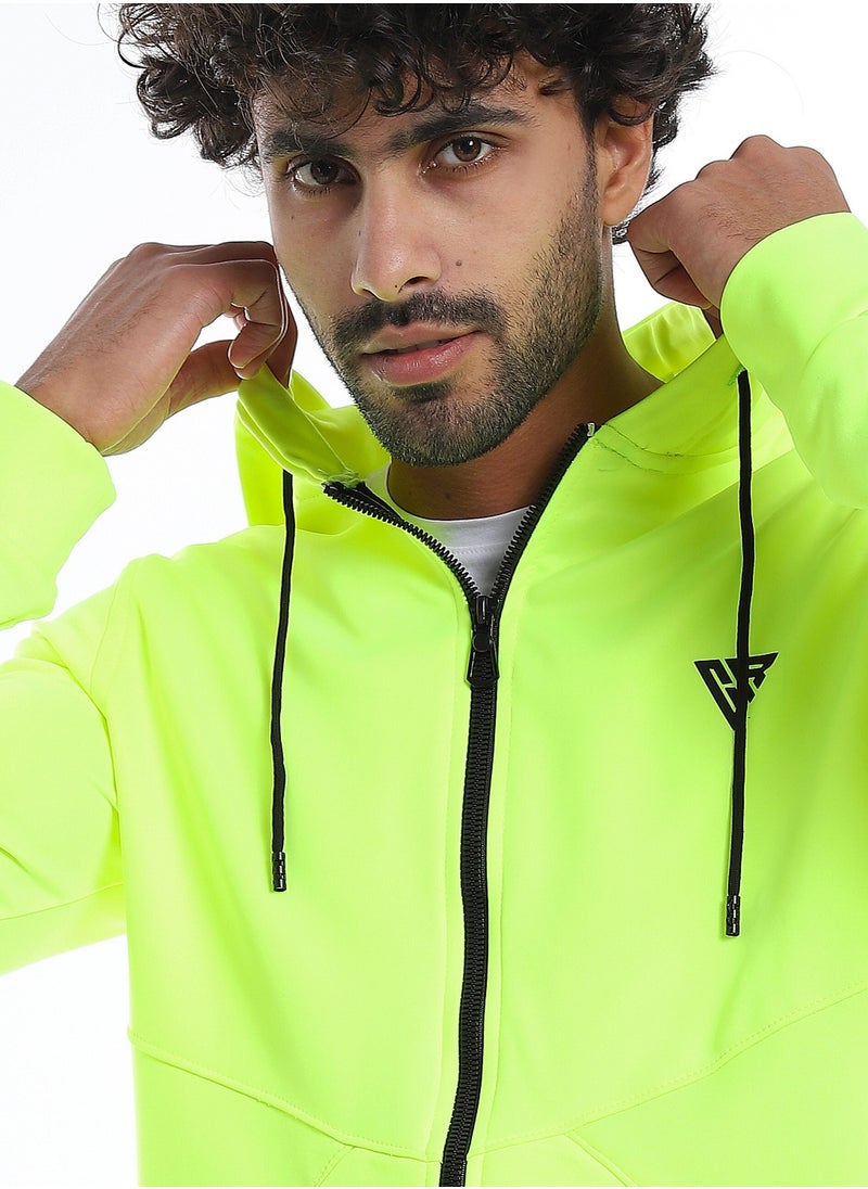 Caesar - Mens Front Pockets Zipped Hoodie - Image 1