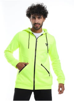 Mens Front Pockets Zipped Hoodie