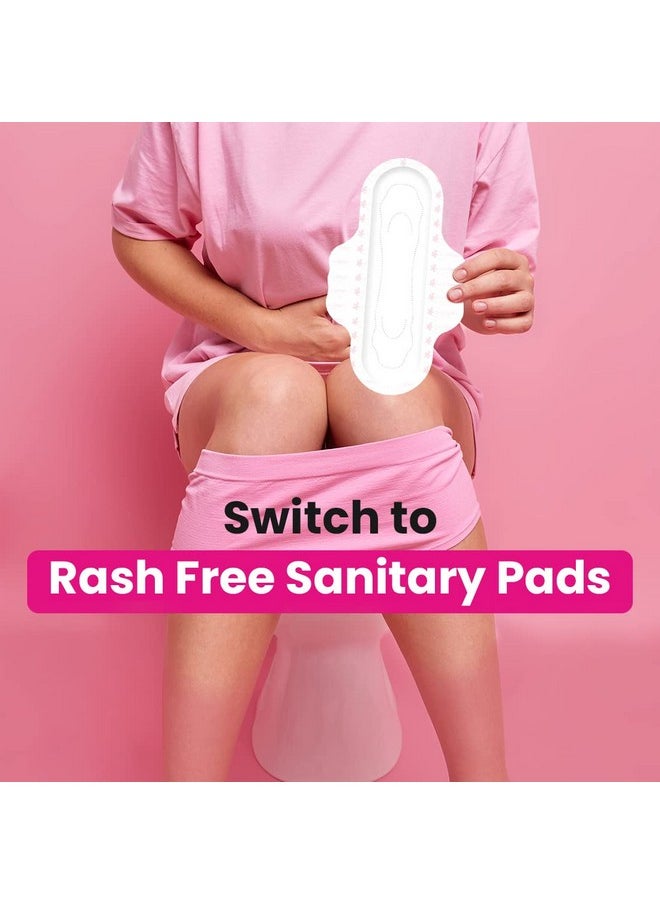 everteen Xl Soft Neem-Safflower Sanitary Pads For Women - 80 Pads, Rash Free, Anti Tan, Skin Friendly, Double Wing Shape, Advanced Leak Protection, X Large, 280Mm - 4 Pack (20 Pads Each, 280Mm)  - Image 3