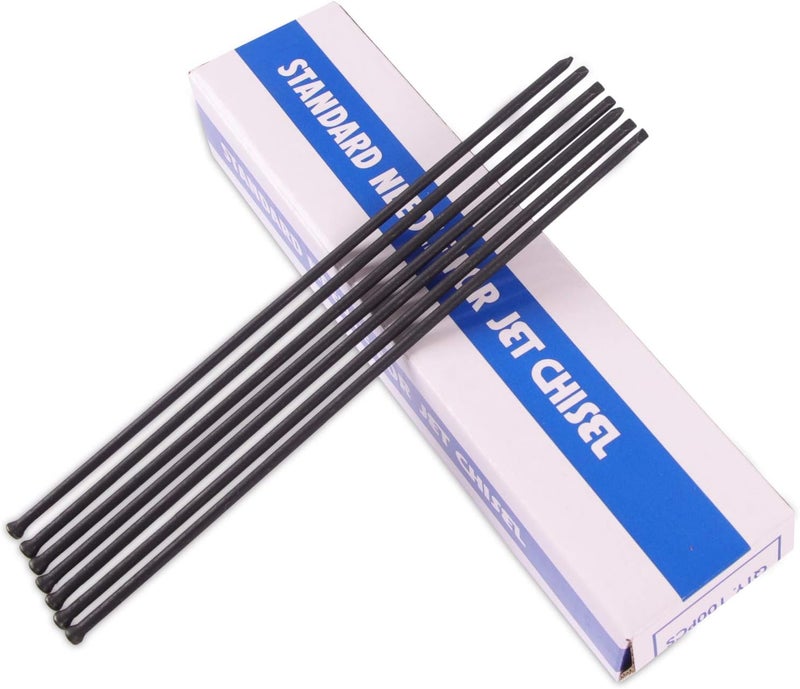 SWANSOFT Chisel Tip Replacement Needles, Manganese Steel Descaling Needles, 38Pcs Replacement Needle Set for Needle Scaler - 7 Inch - Image 3