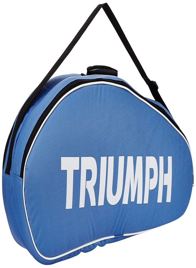 Triumph Virtue Graphite Hotmelt Light Weight Strung Badminton Racket with Titan-6R Double Compartment Badminton Bag Sky/Orange - Image 3