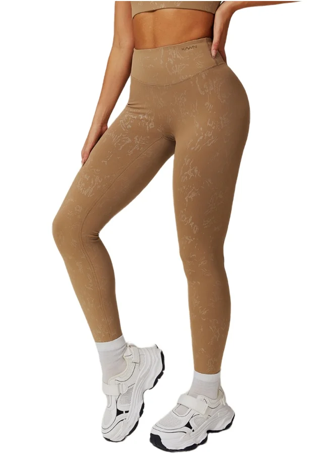 KAWN.YOGA Womens High Waist Contour Seamless Workout sport Leggings Yoga Pants Tummy Control Running Pants