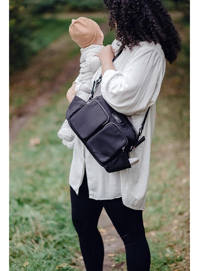 إيروريكس حقيبة حفاضات عربة الأطفال إيكو باللون الأسود - Image 5