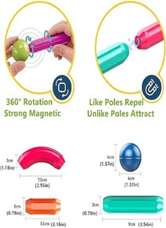 Magnetic Stick, Balls and Rods Set, Building Sticks Blocks, STEM Stacking Toys Magnet Educational for Kids Boys Girls - 42 PCS - pzsku/Z515838CB868BC249BE7CZ/45/_/1731088912/aaddab0b-c007-4915-a2b7-ee7bfa9be337