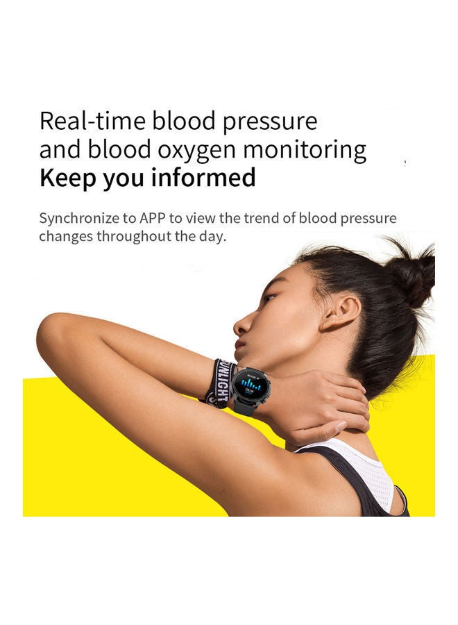 نيبمينينت ساعة يد ذكية رياضية طراز V23 وردي/أسود - Image 2