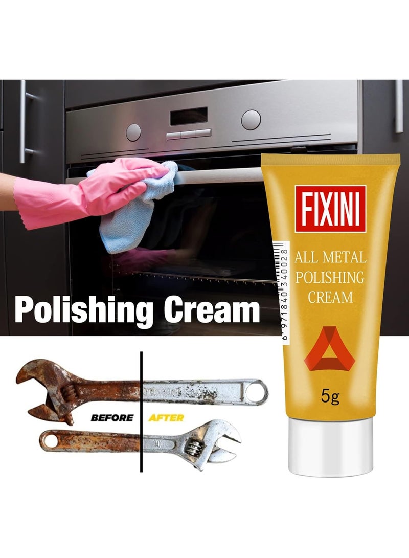 3 Pack Silver Polish, Metal Polishing Paste, Multifunctional Cleaning Cream for Copper, Brass, Gold, Silver, Aluminum, Chrome, Stainless Steel - Image 5