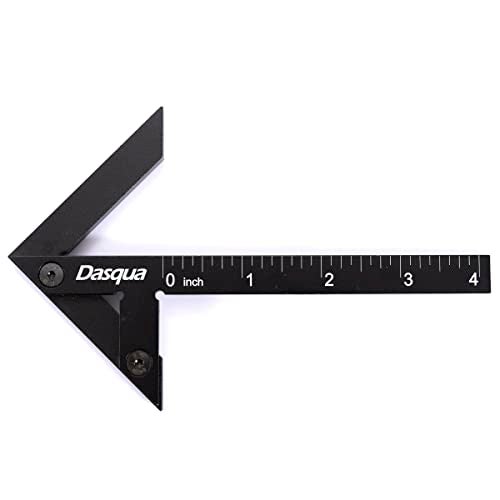 Dasqua 4 inch Center Scribe Gauge6 in Rafter Square12 in Combination Square Thread Pitch MultiGauge and Scriber Square HighPrecision Measuring Tool 5Piece Multifunctional Woodworking Set - Image 3