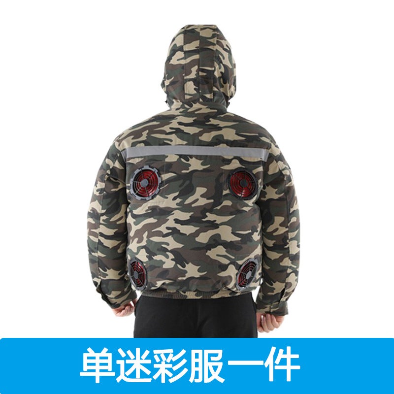 Cooling Fan Work Vest with 4 Detachable Fans Unisex Summer Air Conditioning Vest - Image 4