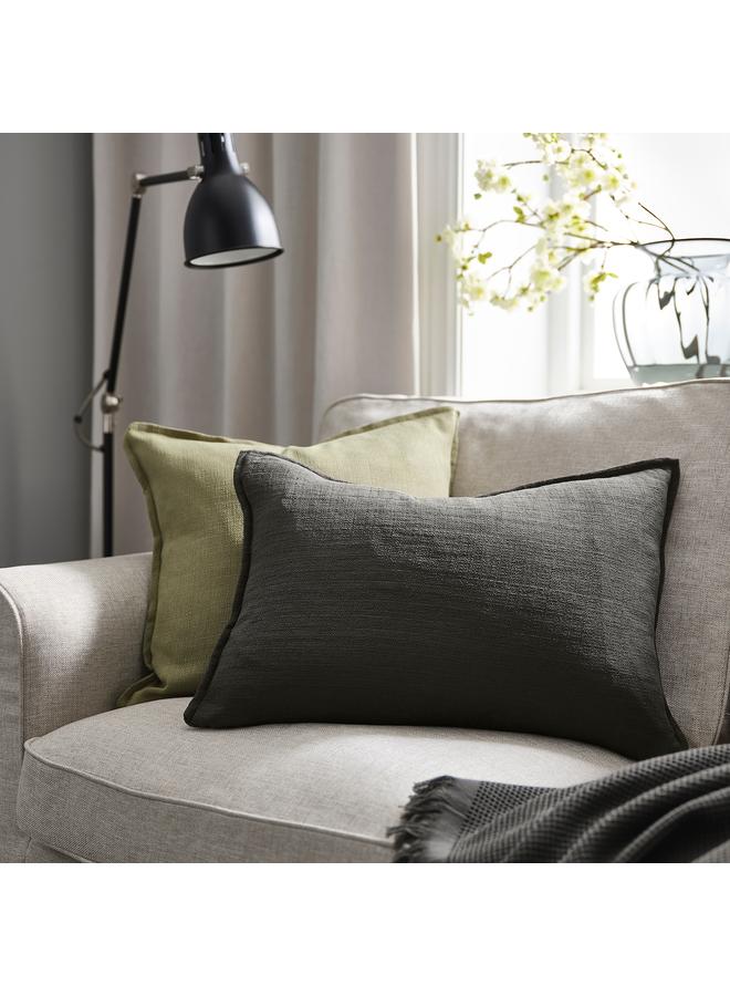 Zaboon Cushion cover, anthracite, 40x58 cm - Image 2