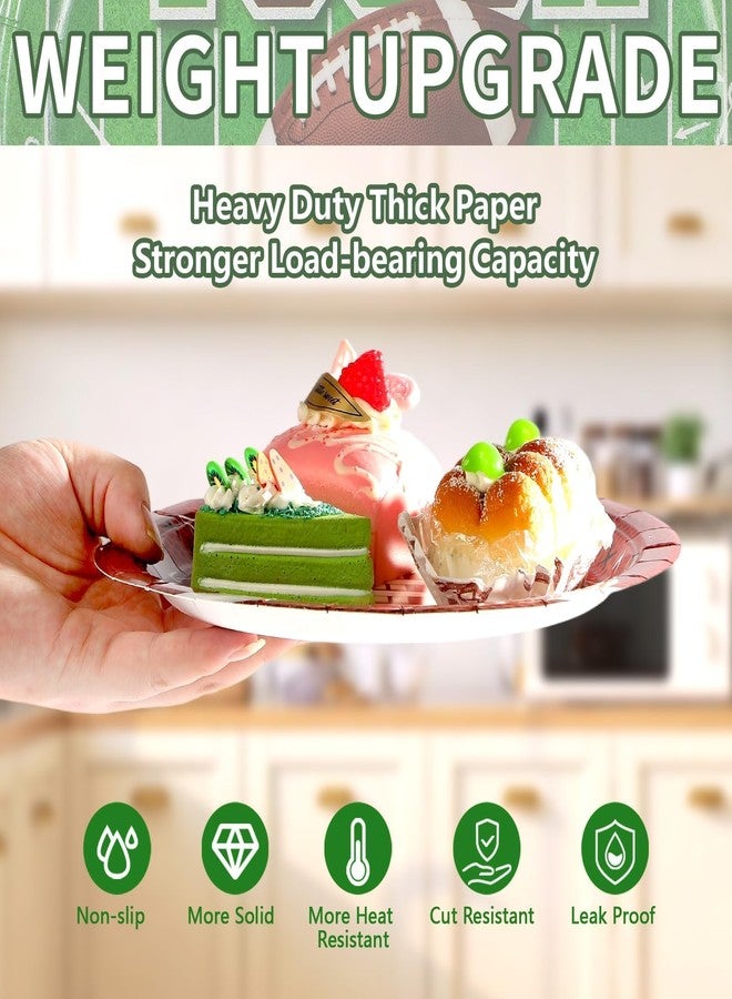 Grencian 60 Pcs Football Symbols Paper Plates - Image 4