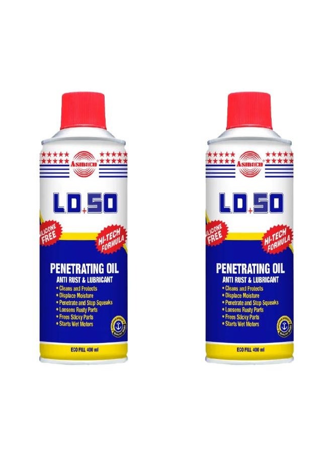 Asmaco Asmaco Rust Remover & Penetrating Oil - 400 Ml - Set of 02 