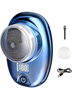 Saycker Electric Shaver Mini Shaver Portable Electric Shaver for Men USBC Fast Charging Pocket Size Shaver Wet and Dry Razor Easy Use Rechargeable Shaver for Home Car Travel 