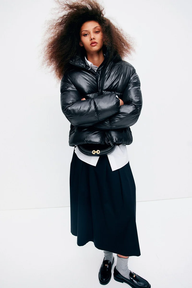 H&M Hooded Puffer Jacket