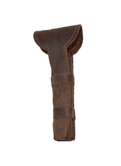 Hide & Drink Hide  Drink Leather Double Edge Safety Razor Protective Case Shaving Travel Pouch Handmade Bourbon Brown 