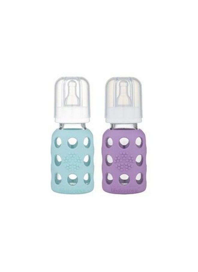 lifefactory Lavender And Mint 4Oz Bottles 2Pk  - Image 1