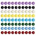 Laviesto Game Replacement Balls 80 Pieces Acrylic Colored Balls for GamesBoard GamesChinese Checkers MarblesAggravation GameMarble Run Toy14mm8 Colors - Image 3