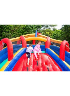 LIMOS Inflatable Twin Water Slide With Bouncer for Kids Outdoor Play  - Image 2