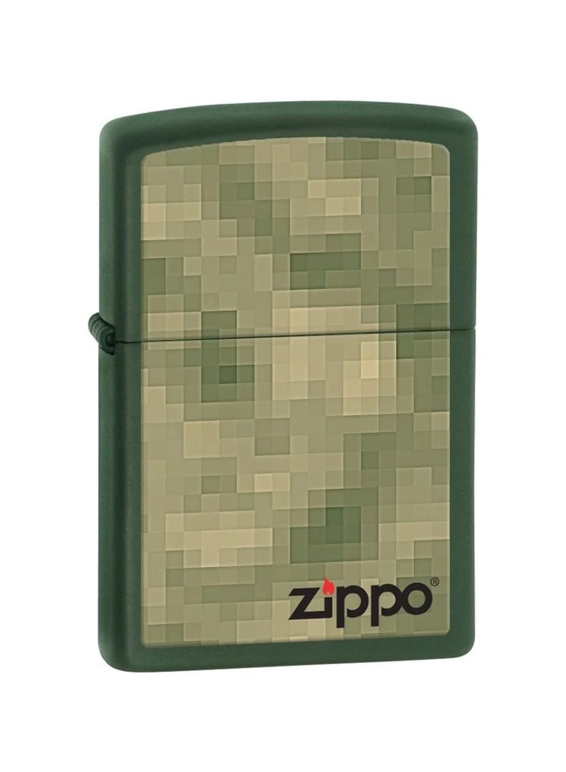 Zippo Digital Green Matte Lighter 28036 - Image 1