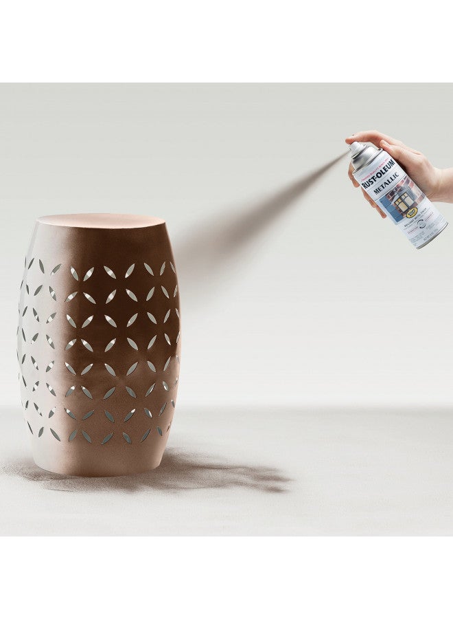 Rust-Oleum 286525 Stops Rust Metallic Spray Paint, Dark Copper , 11 Oz (Pack of 1) - Image 5