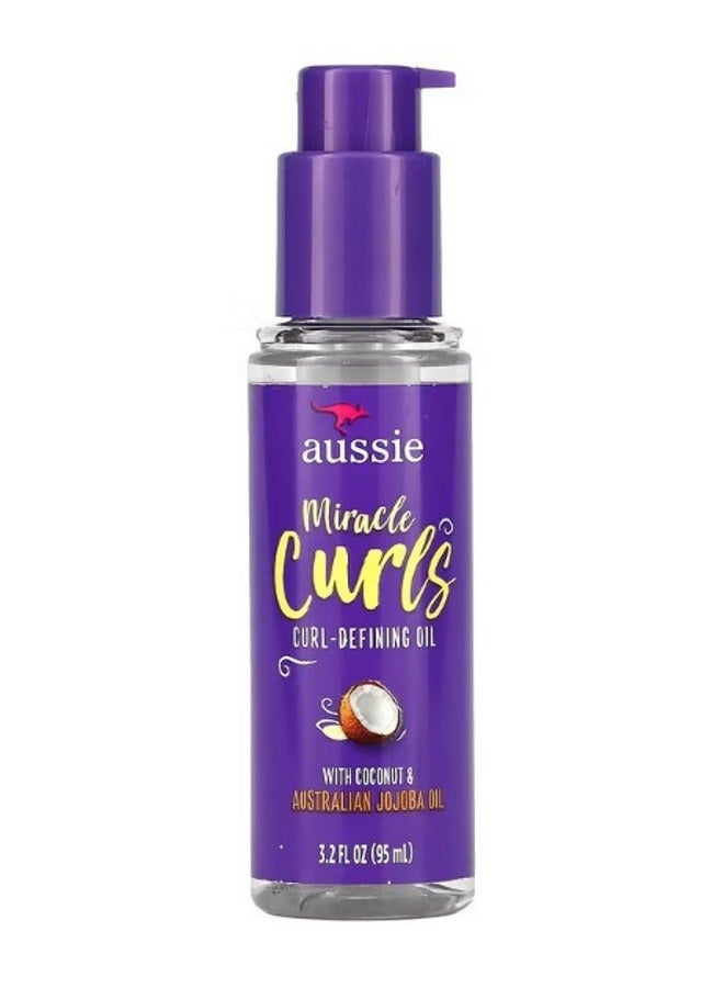 Aussie Miracle Curls CurlDefining Oil 3.2 fl oz 95 ml - Image 1