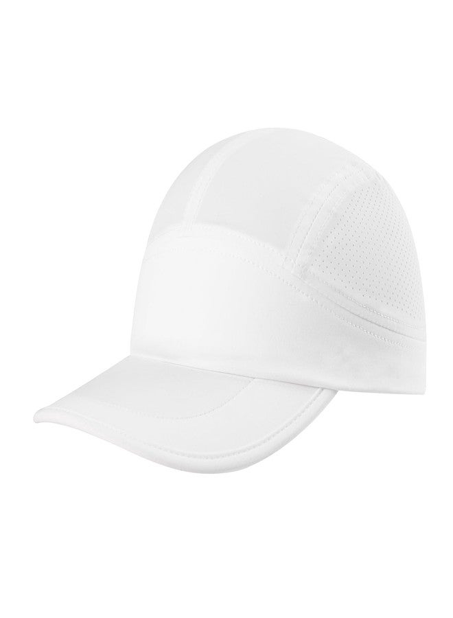 قبعة رياضية خفيفة الوزن سريعة الجفاف للرجال من فينيون، مناسبة للجري والجري، وقبعة شمسية خارجية (أبيض) - Image 1