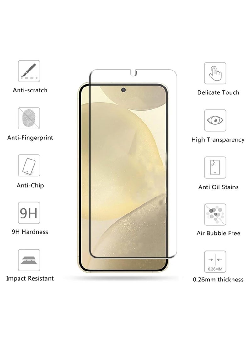 2 Pack Designed for Samsung Galaxy S25 Plus 5G Screen Protector Tempered Glass,Case Friendly Ultra Resistant - Image 2