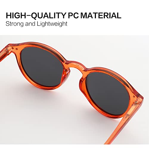 ZENOTTIC Polarized Round Sunglasses, Stylish Sunglasses for Men and Women Retro Classic, Multi-Style Selection - Image 5