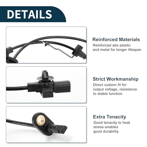 TUCKBOLD ABS Wheel Speed Sensor Front Right ABS Sensor Anti-Lock Braking System Sensor No.57450-TA0-A01 for Honda Accord 2008-2012, for Acura TSX 2009-2014 - Image 3