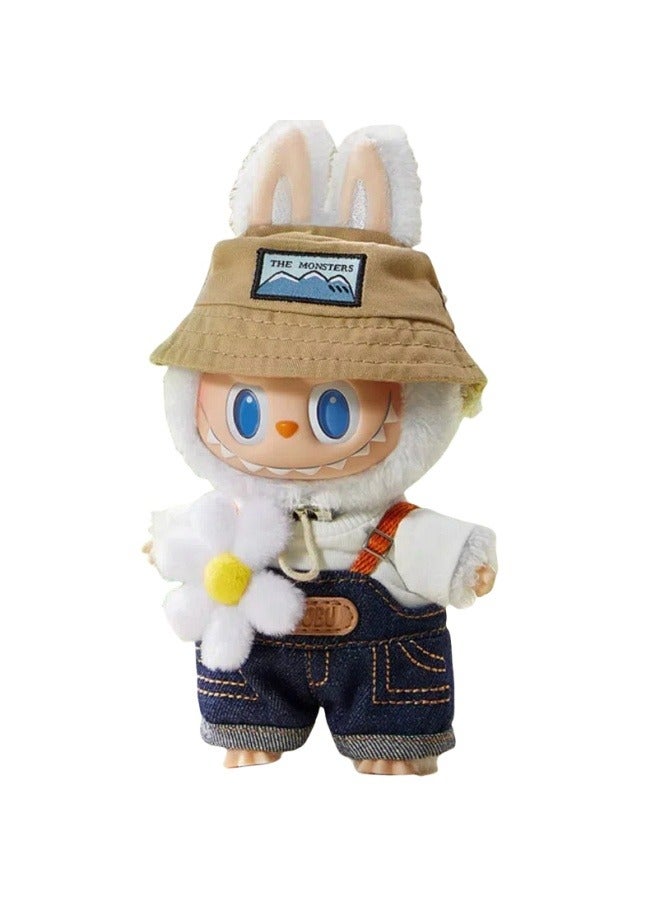 general Bubble Mart labubu Spring Wild at Home Series Vinyl Plush Doll Pendant Doll gift 17cm - Image 1