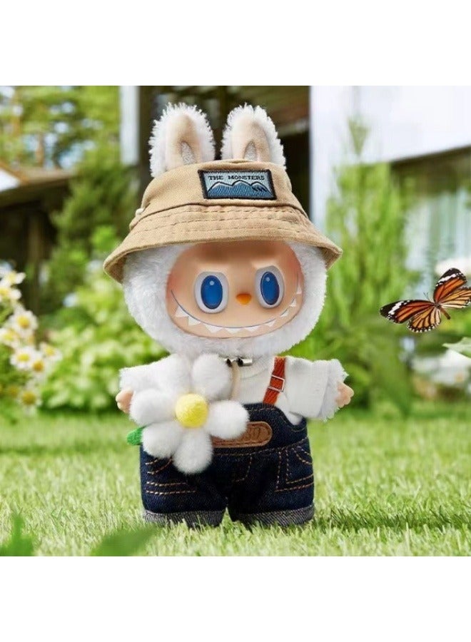 general Bubble Mart labubu Spring Wild at Home Series Vinyl Plush Doll Pendant Doll gift 17cm - Image 2