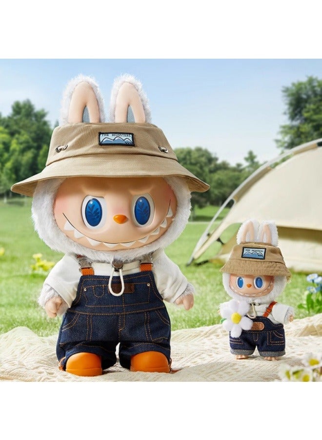 general Bubble Mart labubu Spring Wild at Home Series Vinyl Plush Doll Pendant Doll gift 17cm - Image 3