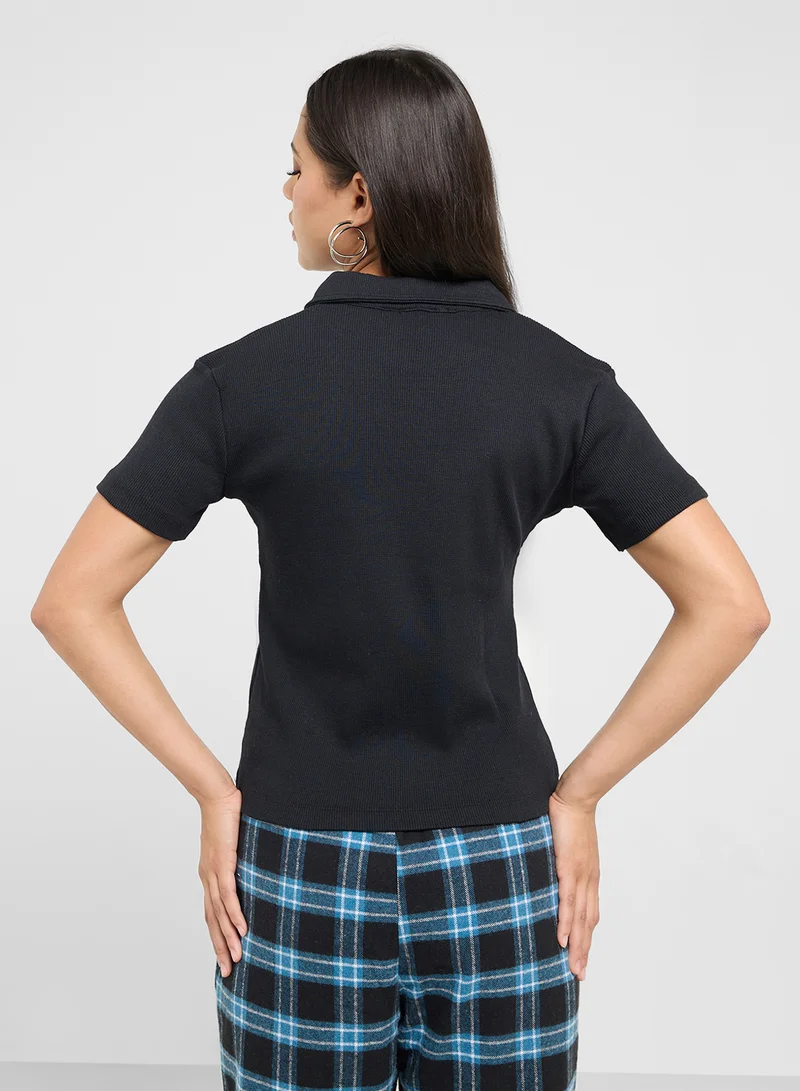 trendyol Checked Crop Pants