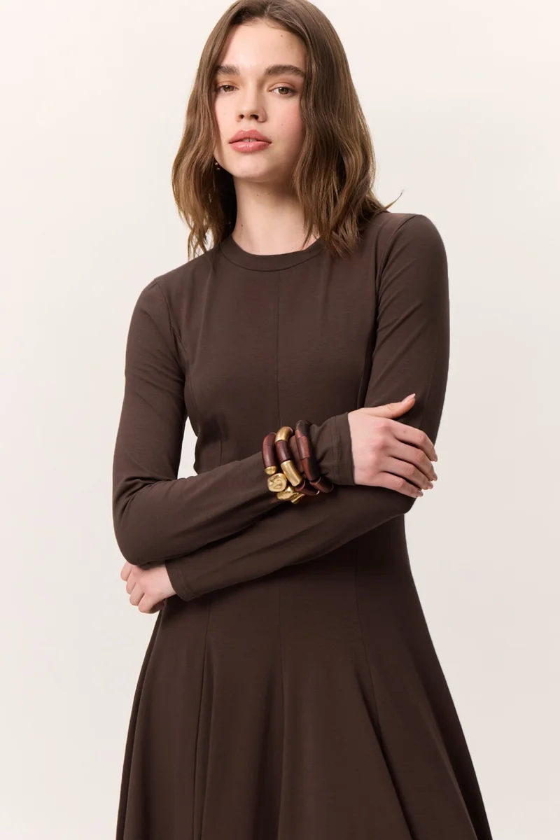 Manuka Fitted Knit Dress